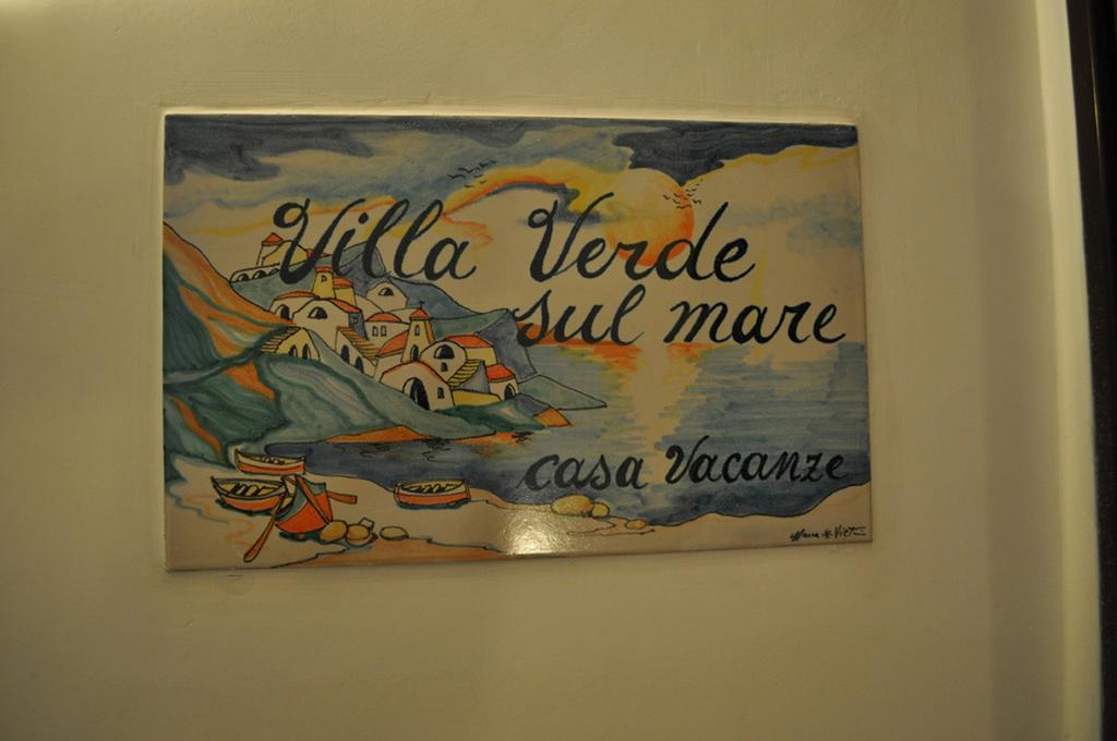 Villa Verde Sul Mare Виетри Экстерьер фото